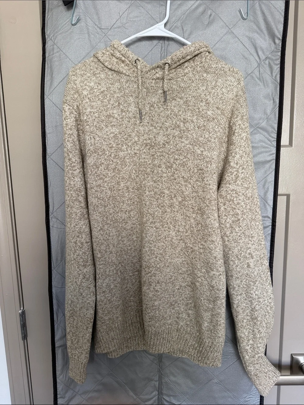 Men's Turtleneck Knit Sweater - Cream Melange
